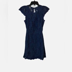 Gypsy & Gold Blue Lace Dress